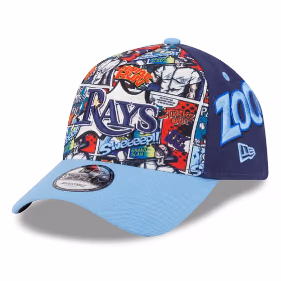 Tampa Bay Rays 2025 MLB Players' Weekend 9FORTY A-Frame Snapback Cap product photo