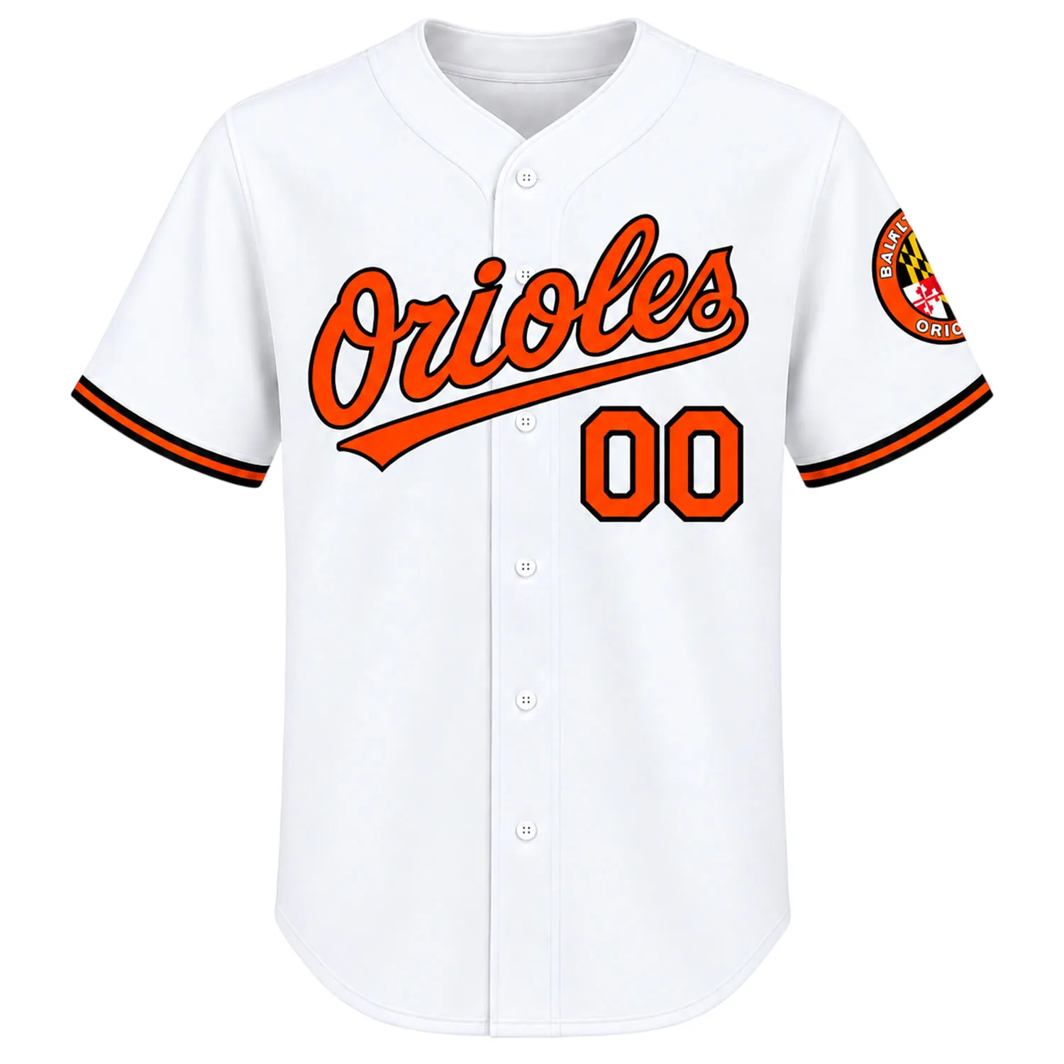 Baltimore Orioles Home Personalized Jersey Bold Fan Gear