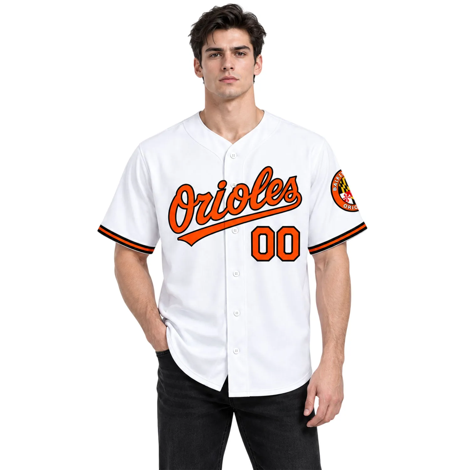 Baltimore Orioles Home Personalized Jersey Bold Fan Gear