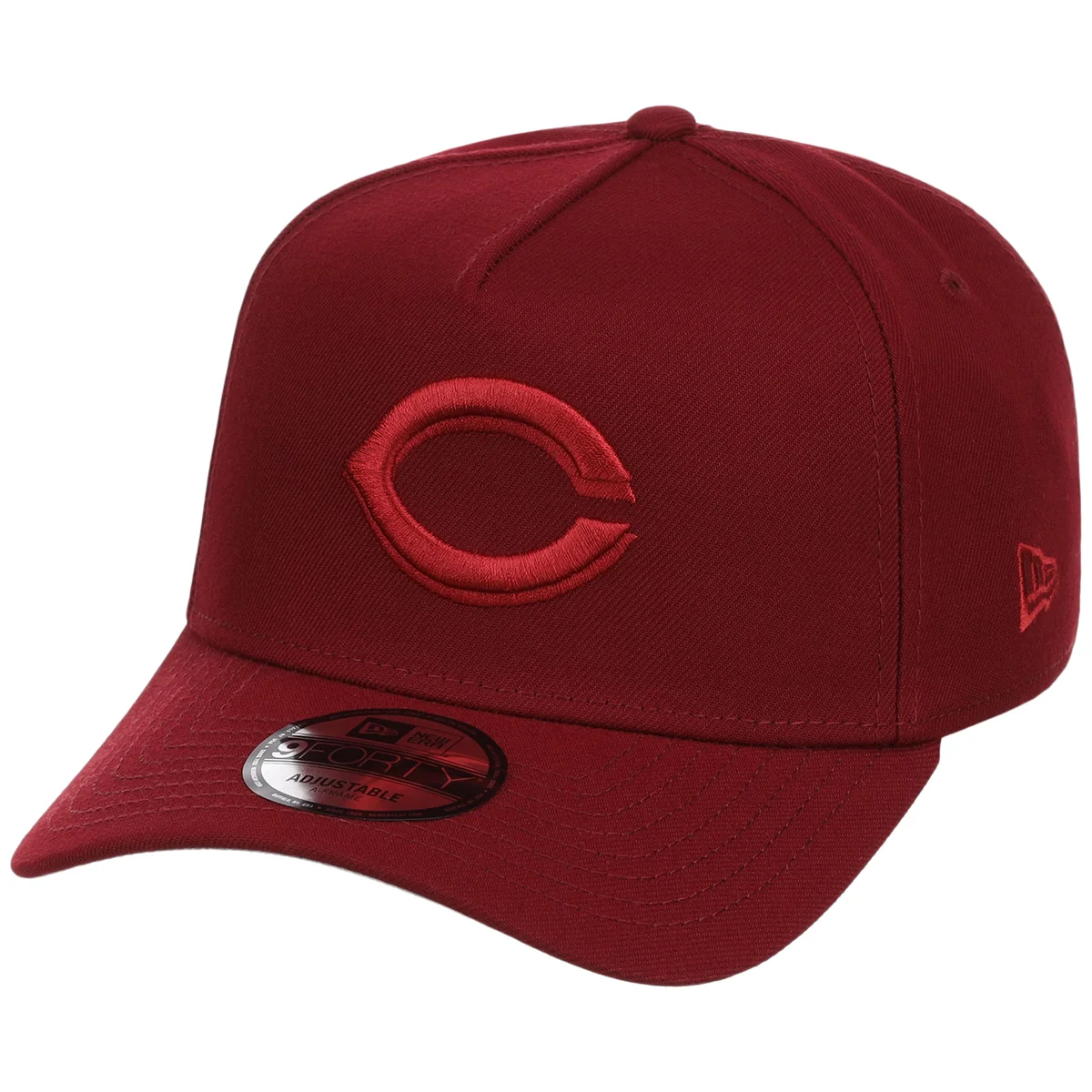 Cincinnati Reds MLB Cardinal FASHION CORE New Era 9FORTY A-Frame detail view