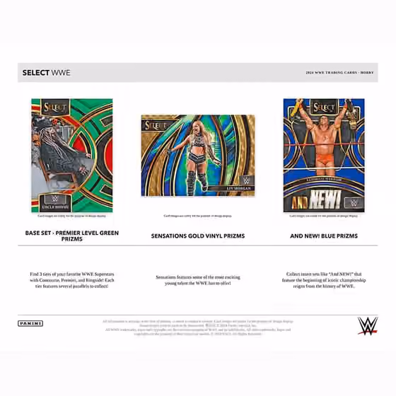 2024 Panini Select WWE Wrestling Hobby Box view 2