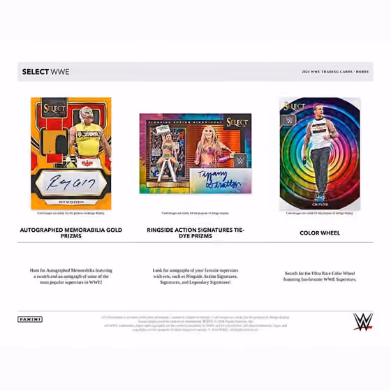 2024 Panini Select WWE Wrestling Hobby Box view 3