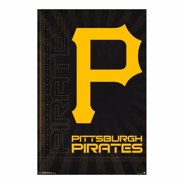 Pittsburgh Pirates Team Logo MLB Poster view 1