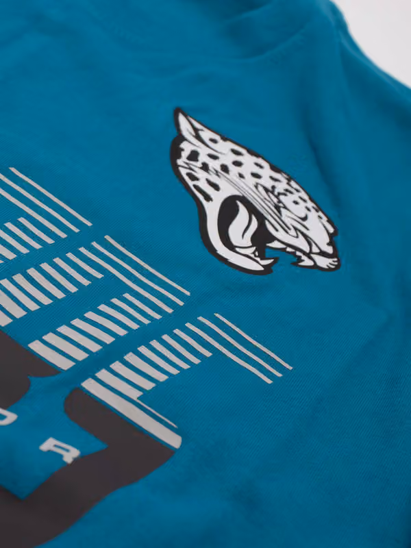 Jacksonville Jaguars 2026 NFL Sideline Team Issue Dri-Fit T-Shirt Teal view 4