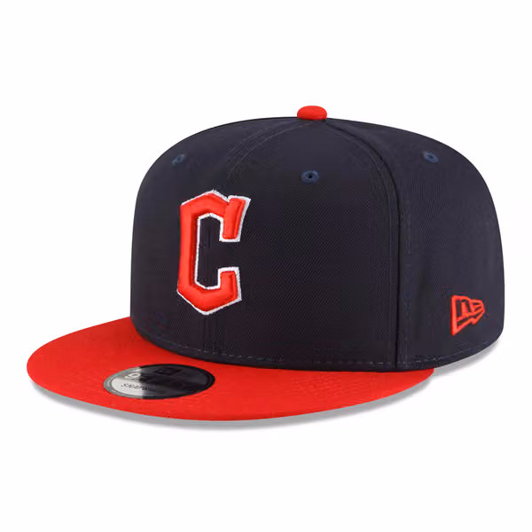 Cleveland Guardians Basic Logo New Era 9FIFTY MLB Snapback Cap product photo