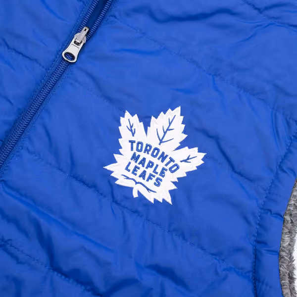 Toronto Maple Leafs G-III NHL Reversible Sherpa Winter Vest view 6
