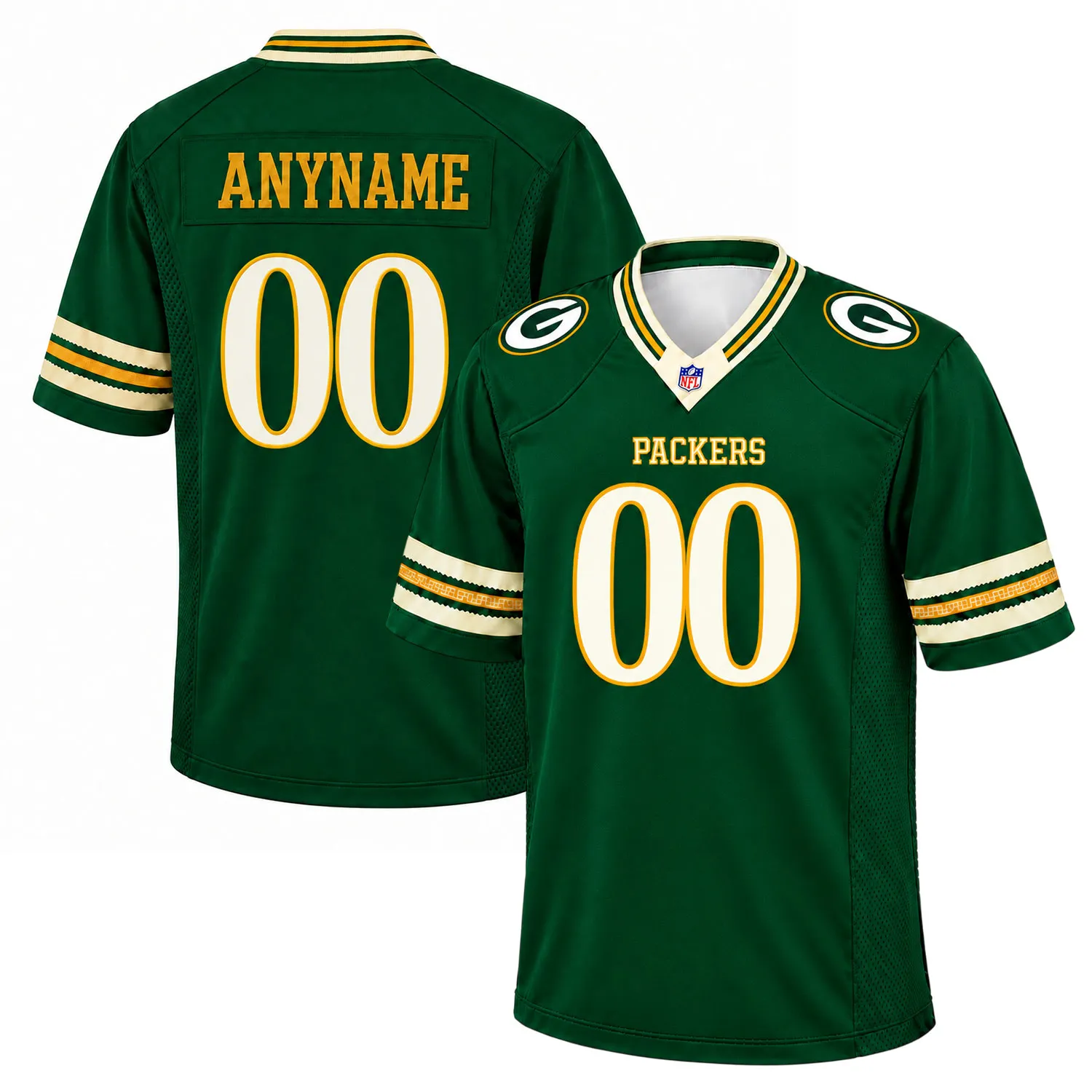 Green Bay Name and Number Jersey 2026 Unique Custom Look for Fan football jersey