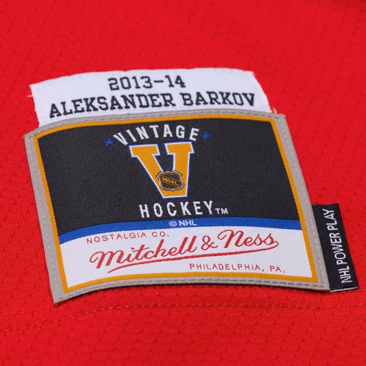 Aleksander Barkov #16 Florida Panthers 2013-14 Premium Power Play NHL Jersey Red view 3