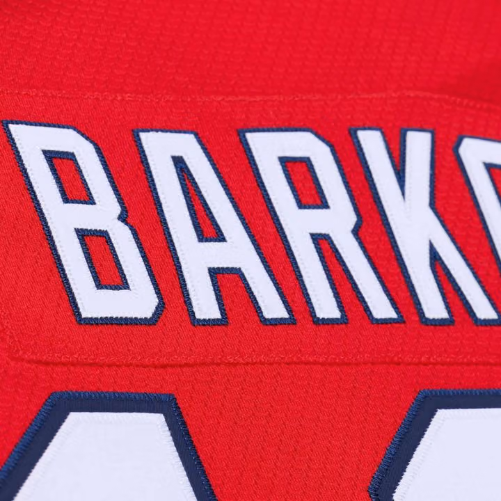 Aleksander Barkov #16 Florida Panthers 2013-14 Premium Power Play NHL Jersey Red view 5