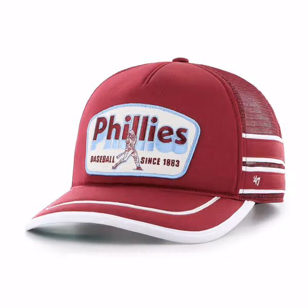 Philadelphia Phillies Golden Age Foam MLB '47 Hitch Trucker Cap Burgundy product photo
