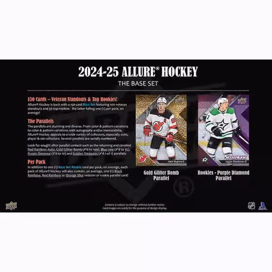 2024/25 Upper Deck Allure Hockey NHL Hobby Box view 2