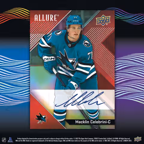 2024/25 Upper Deck Allure Hockey NHL Hobby Box view 6
