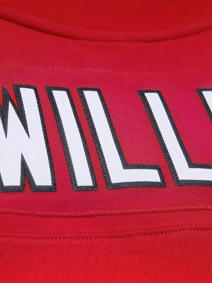 Patrick Willis #52 San Francisco 49ers 2007 Legacy Throwback NFL Jersey Red view 5