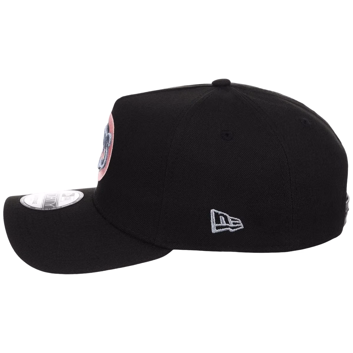 Chicago Cubs MLB Pewter Skies New Era 9FORTY A-Frame detail view