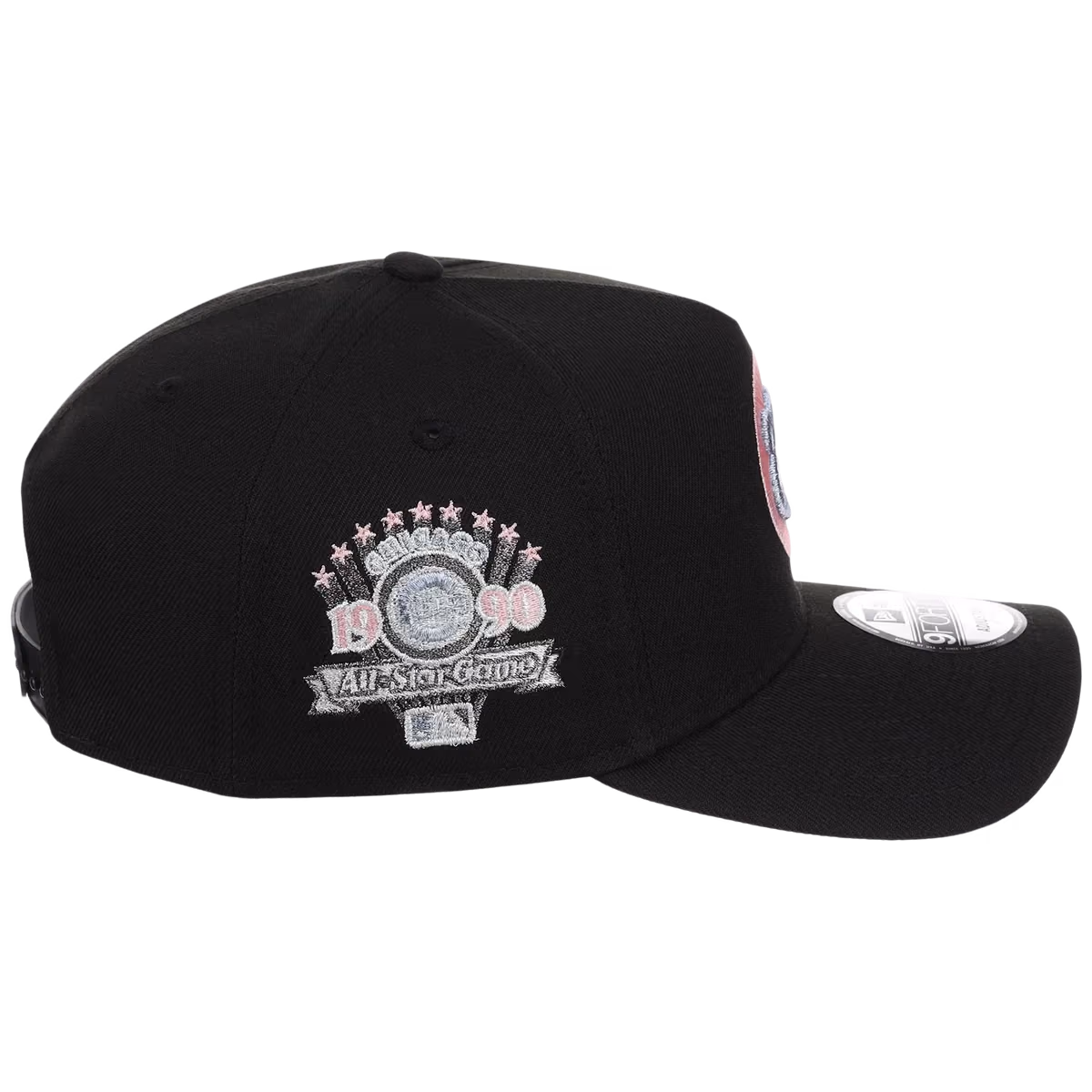 Chicago Cubs MLB Pewter Skies New Era 9FORTY A-Frame detail view