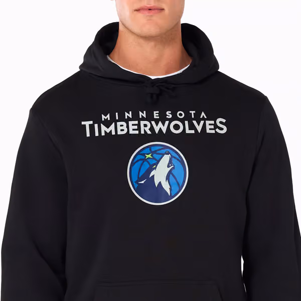 Minnesota Timberwolves Team Logo Hoodie NBA Sweatshirt view 3