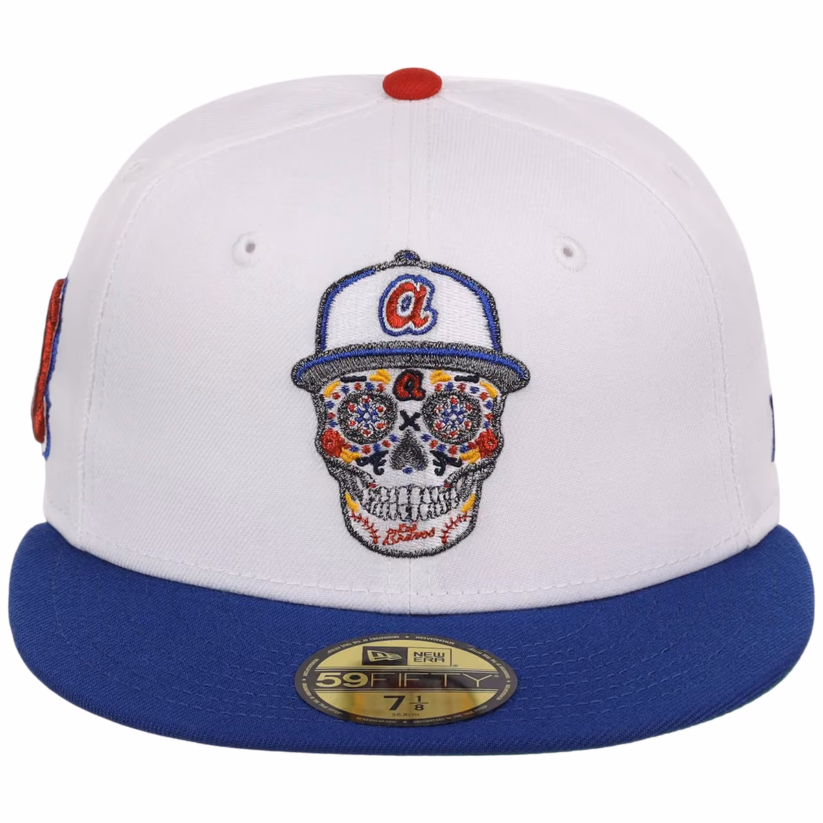 Atlanta Braves Skull Atlanta Crown the City New Era 59FIFTY detail view