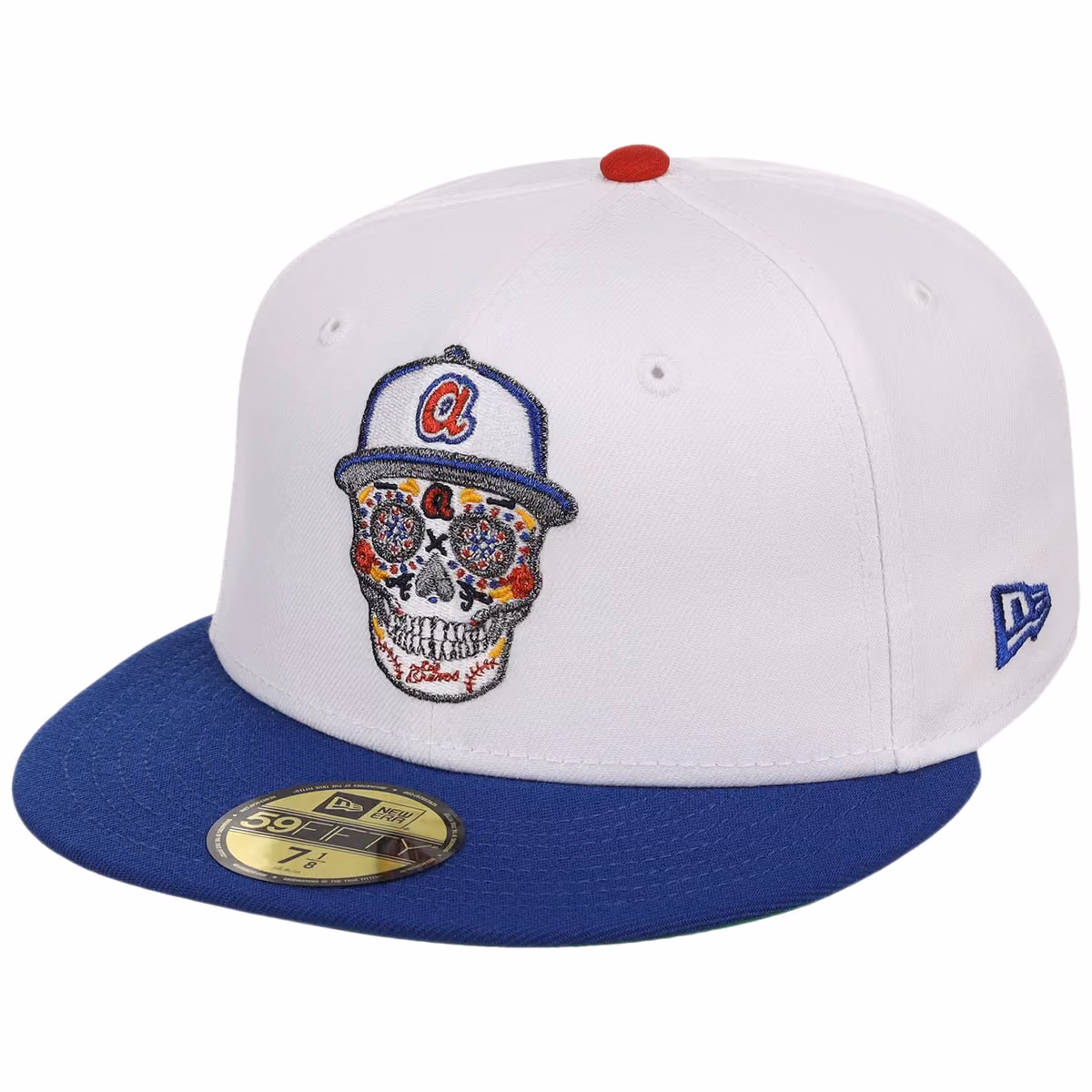 Atlanta Braves Skull Atlanta Crown the City New Era 59FIFTY detail view