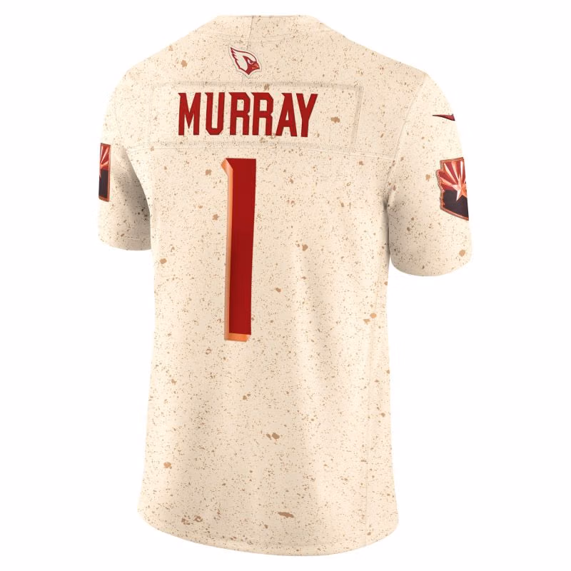 Kyler Murray #1 Arizona Cardinals 2025 Rivalries Limited NFL Jersey Natural view 3