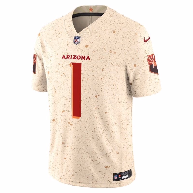Kyler Murray #1 Arizona Cardinals 2025 Rivalries Limited NFL Jersey Natural view 2