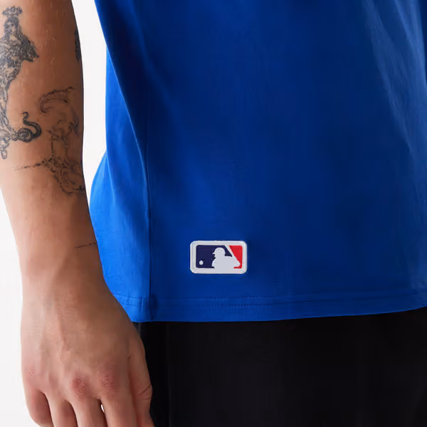 New York Mets Team Logo New Era MLB T-Shirt Blue view 3