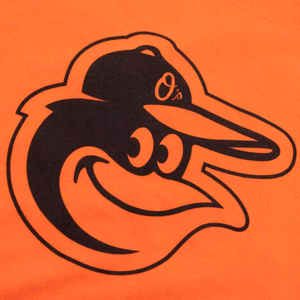 Baltimore Orioles Early Work 2025 MLB Authentic Nike Tri-Blend T-Shirt Orange view 4