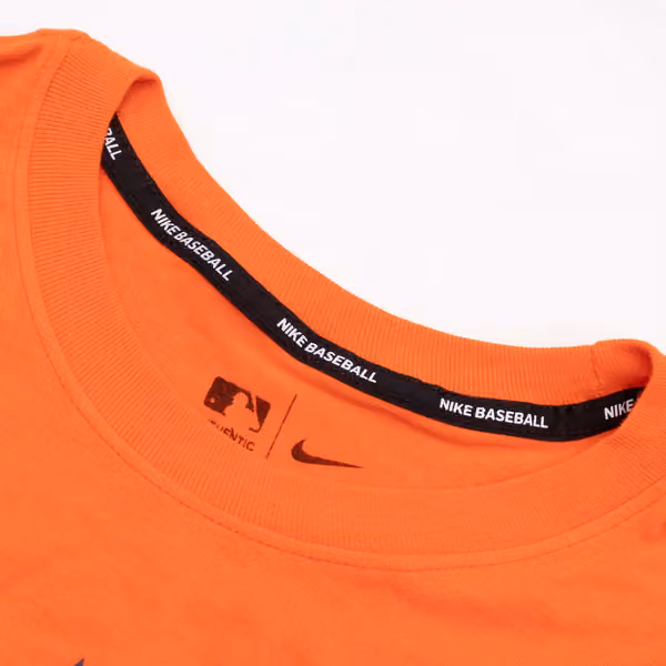 Baltimore Orioles Early Work 2025 MLB Authentic Nike Tri-Blend T-Shirt Orange view 5