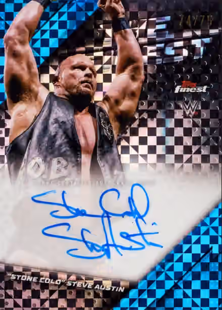 2025 Topps Finest WWE Hobby Box view 6