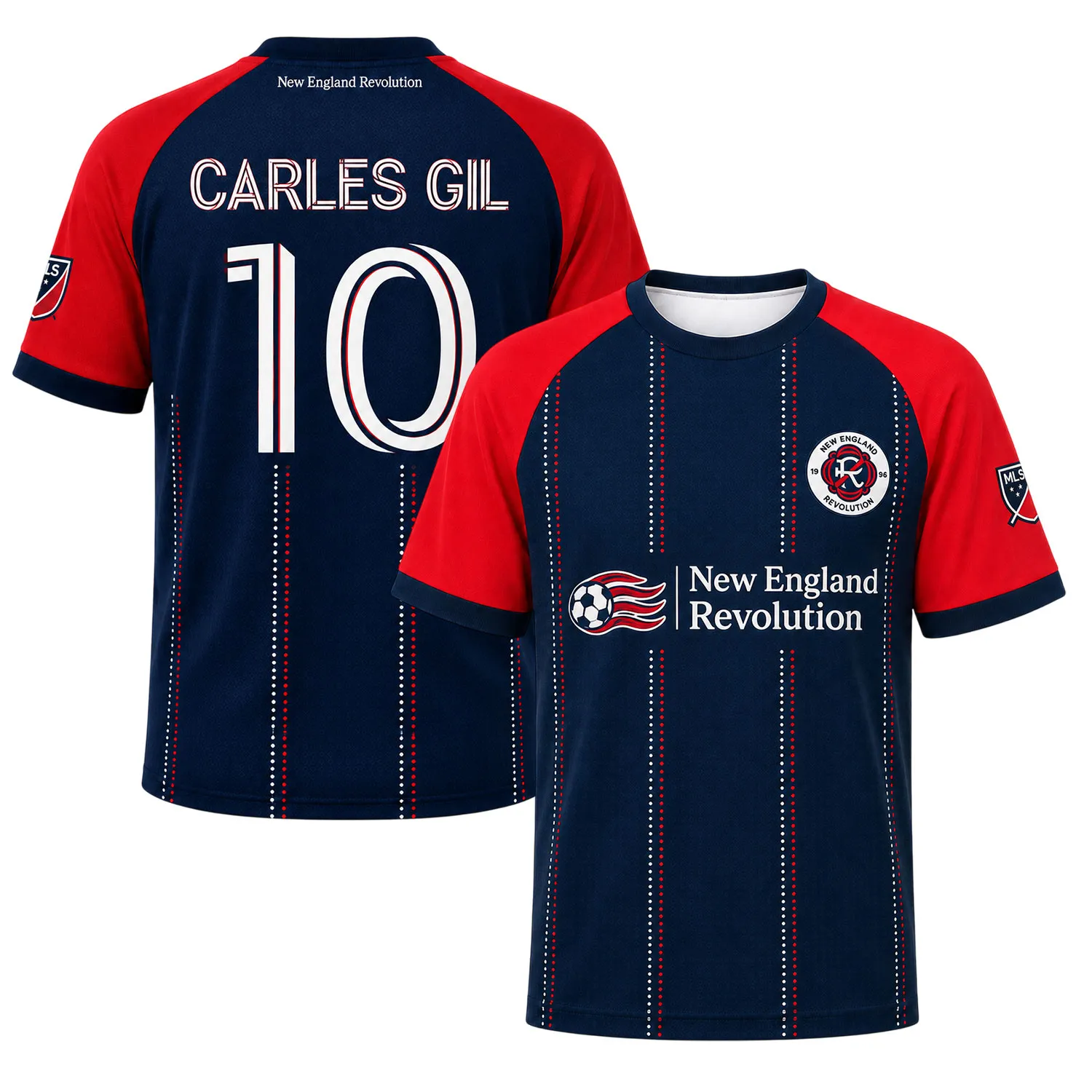 NE Revolution Carles Gil 10 Jersey – Powerful Style