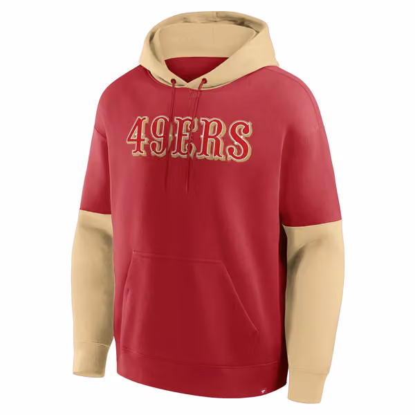 San Francisco 49ers NFL Helmet Hoodie view 2
