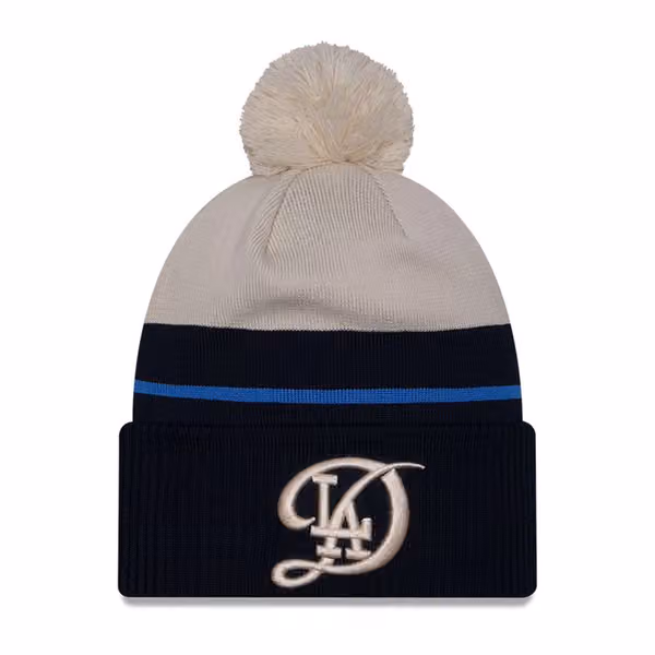 Los Angeles Dodgers Authentic City Connect New Era MLB Knit Hat product photo