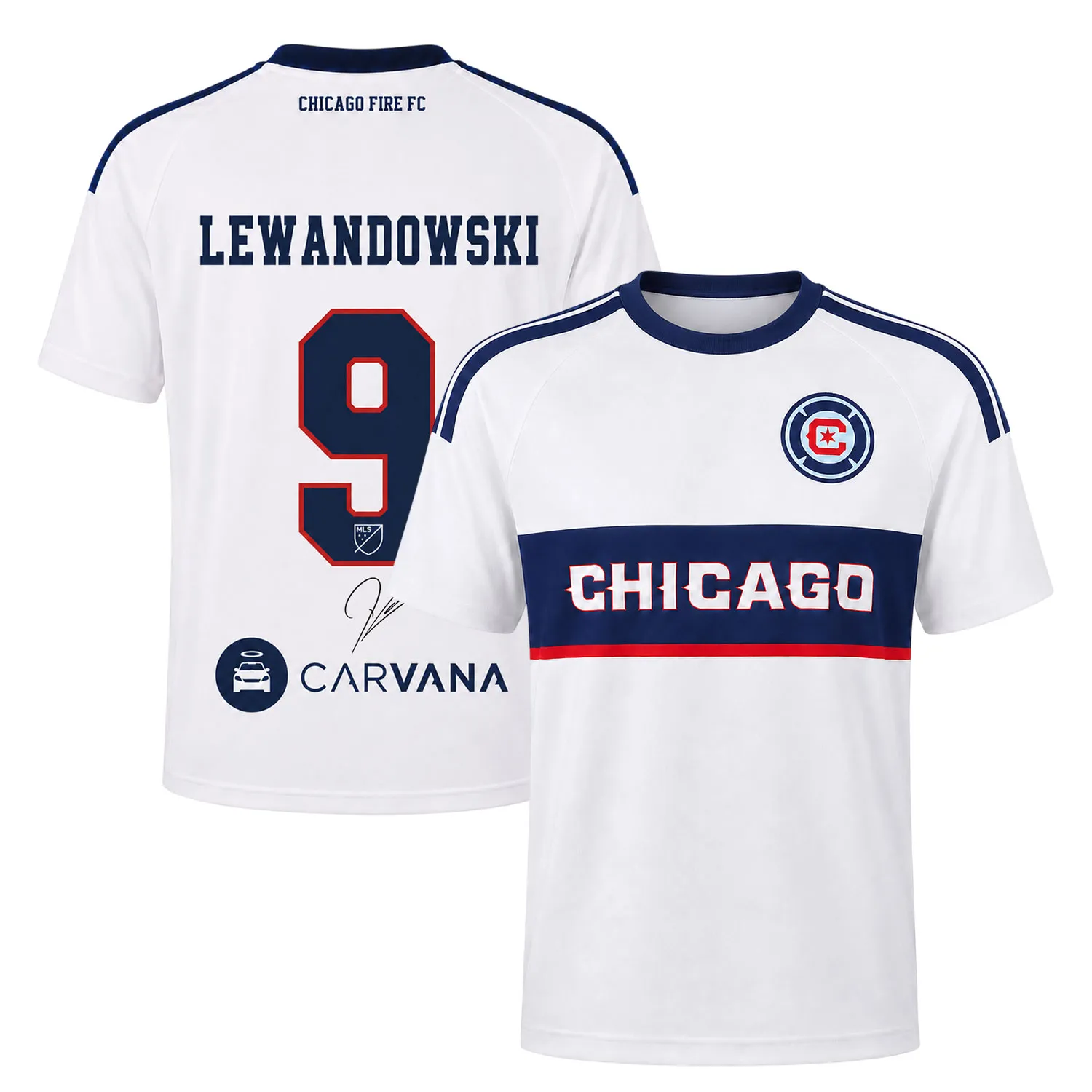 Robert Lewandowski Jersey Exclusive Chicago Fire Fan Apparel