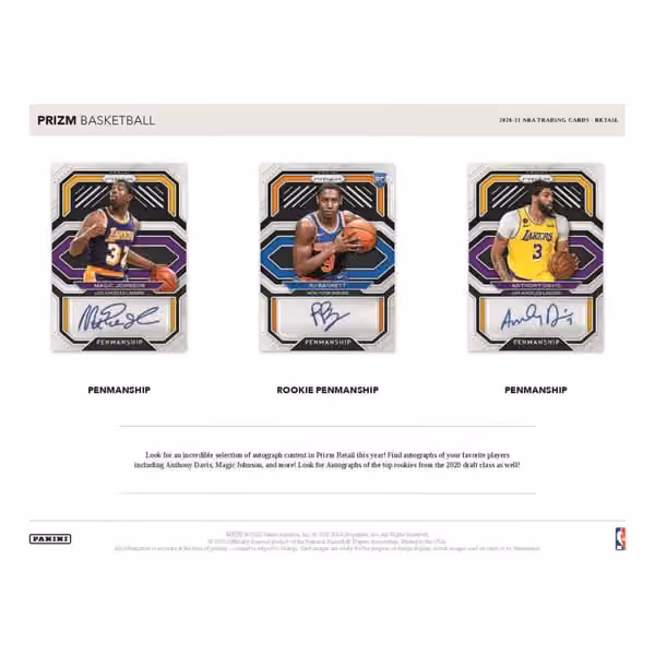 2020/21 Panini Prizm Basketball NBA Retail Box view 4