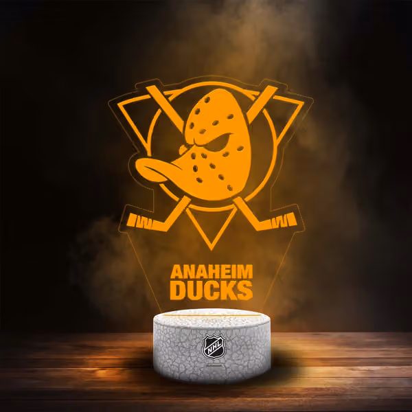 Anaheim Ducks NHL Team Logo LED Sign view 1