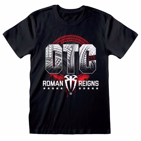 Roman Reigns OTC WWE T-Shirt Black view 1