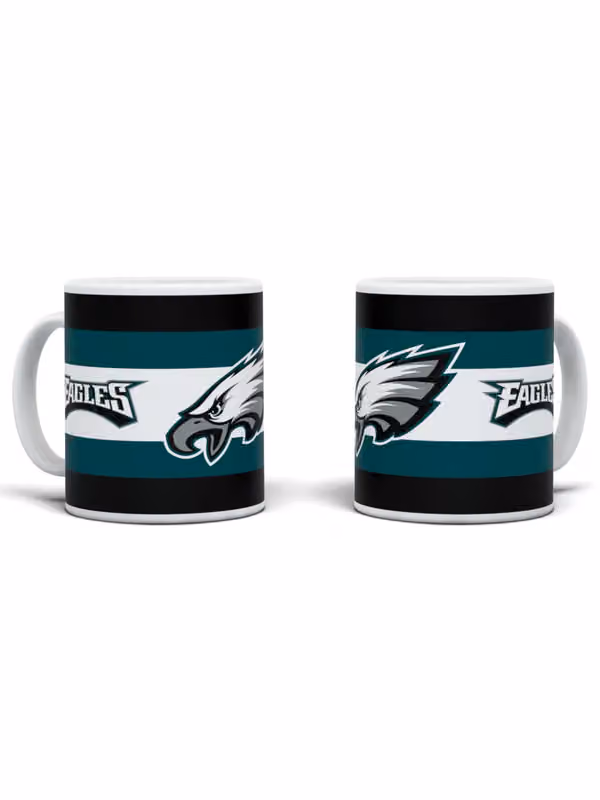 Philadelphia Eagles Stripe Logo NFL Mug (330 ml) view 1