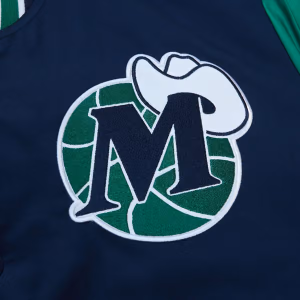 Dallas Mavericks Mitchell & Ness Heavyweight Satin NBA Jacket view 4