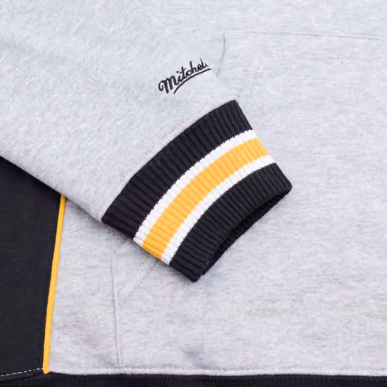 Pittsburgh Steelers Pinnacle Mitchell & Ness NFL Heavyweight Fleece Hoodie view 5