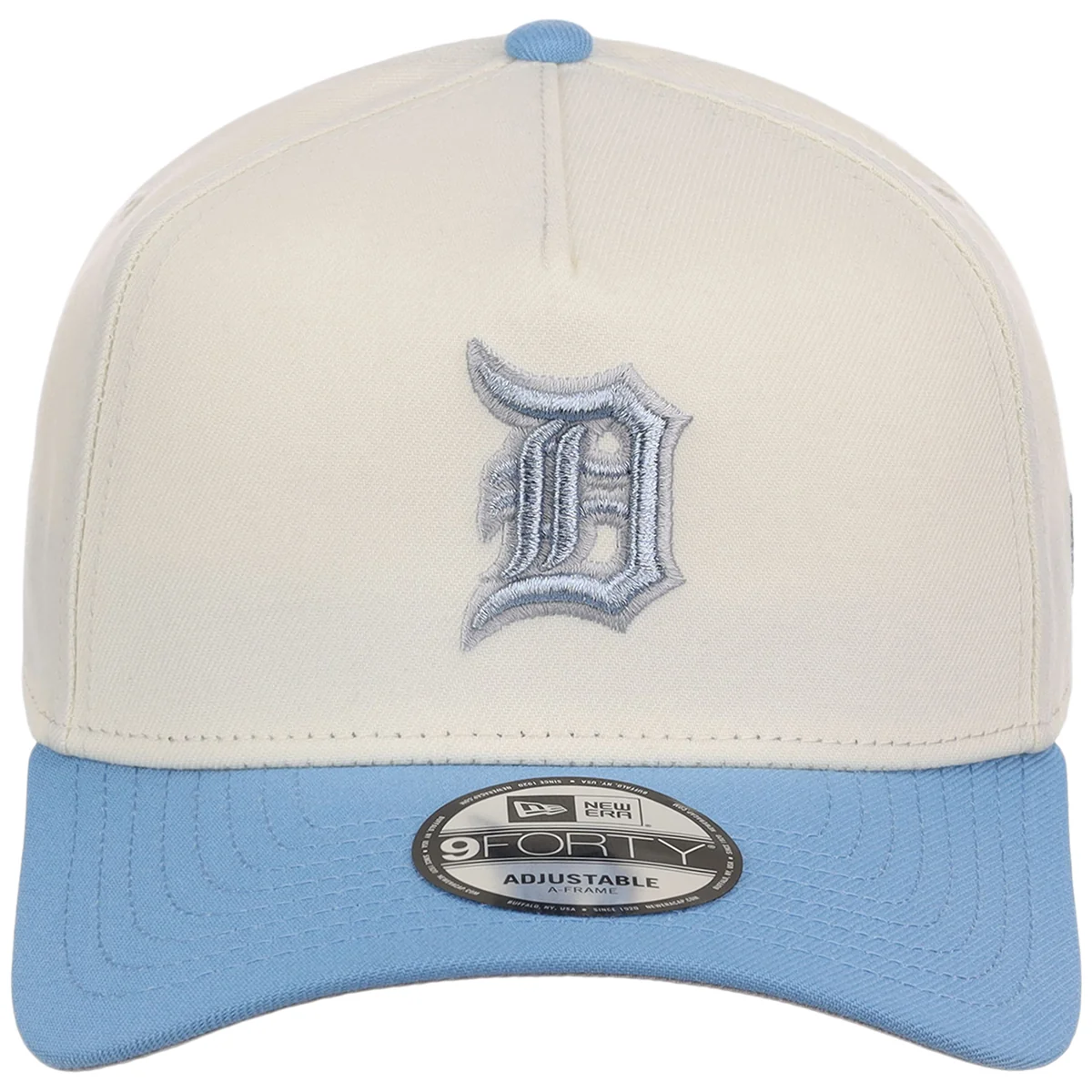 Detroit Tigers MLB Chrome x Sky FASHION CORE New Era 9FORTY A-Frame detail view