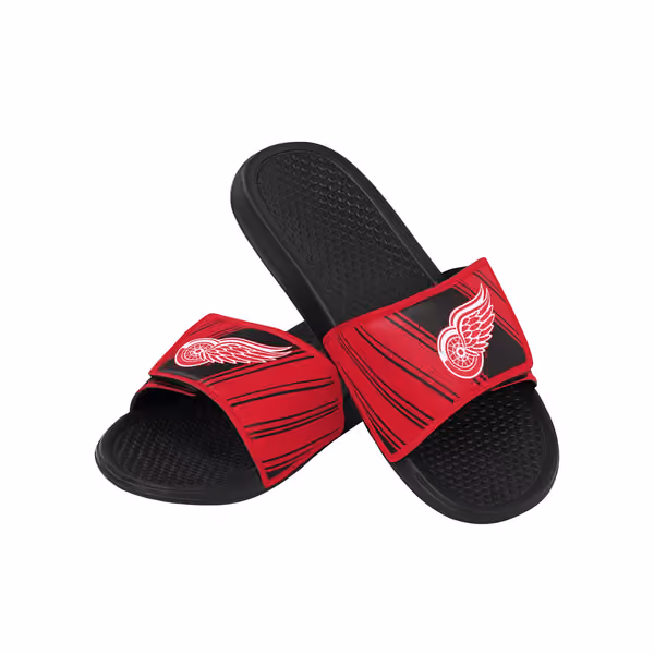Detroit Red Wings Legacy Velcro NHL Sport Slides view 2