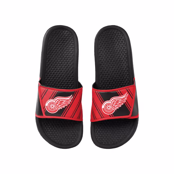 Detroit Red Wings Legacy Velcro NHL Sport Slides view 1