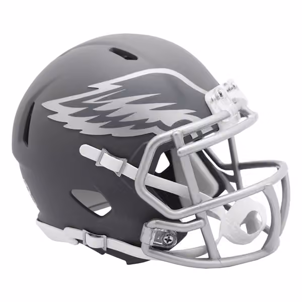 Philadelphia Eagles Slate Alternate NFL Speed Mini Helmet view 1