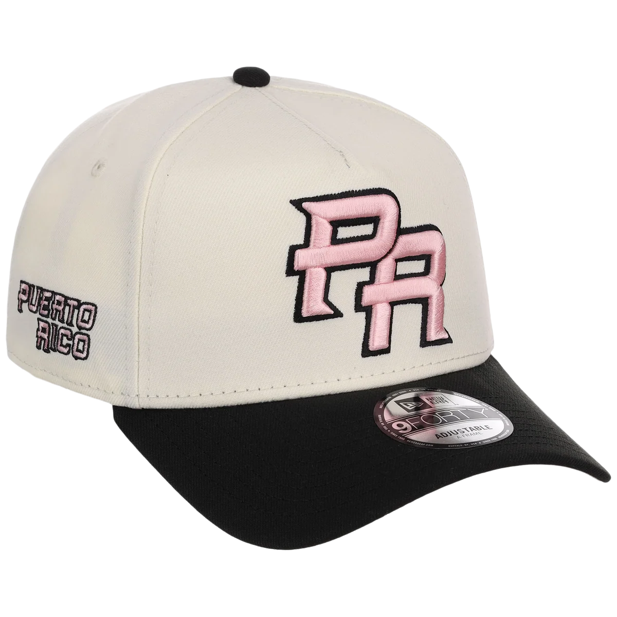 Puerto Rico MLB Chrome Blinky New Era 9FORTY A-Frame front view