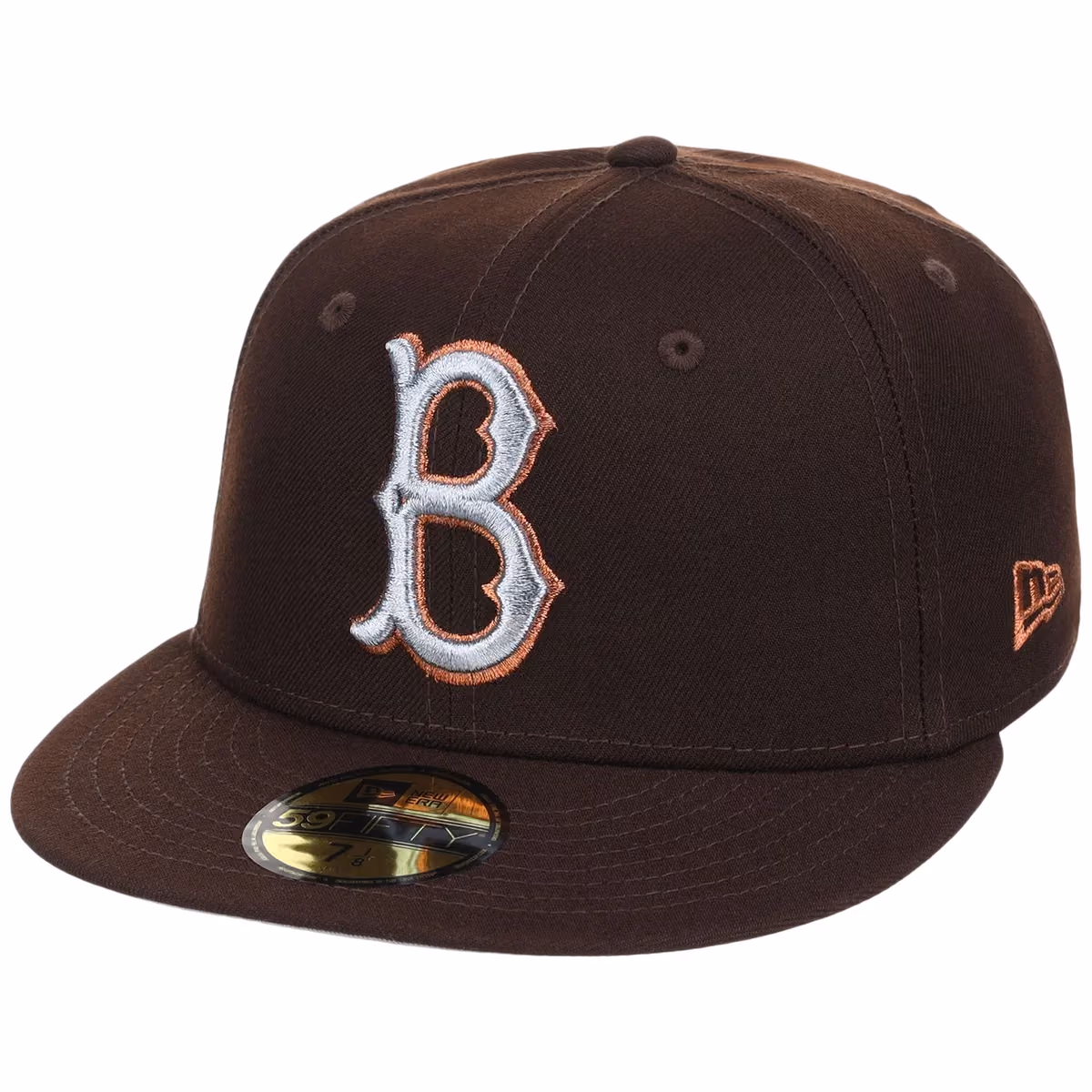 Brooklyn Dodgers MLB Frosted Bark New Era 59FIFTY detail view