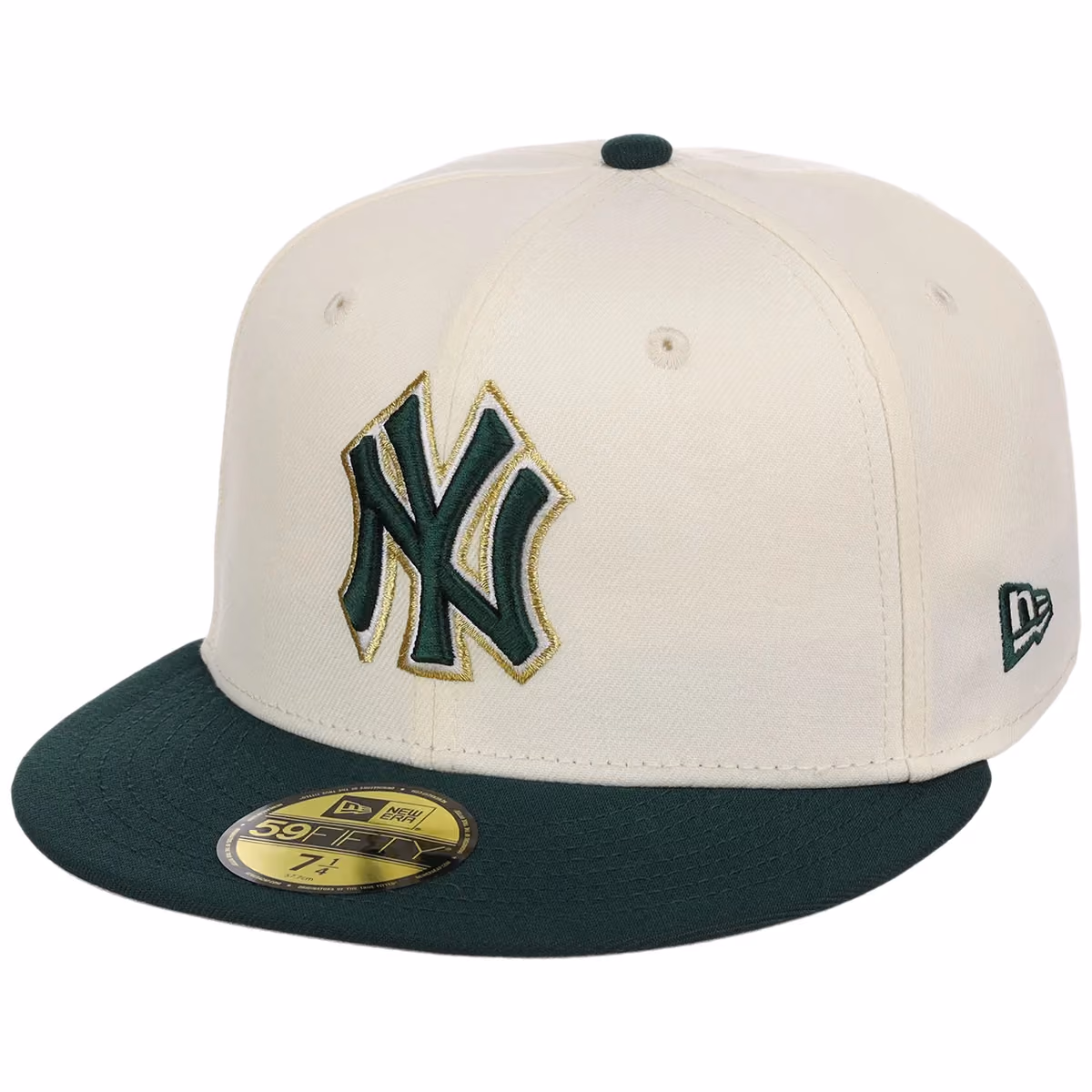 New York Yankees MLB Gilded Ivy New Era 59FIFTY detail view