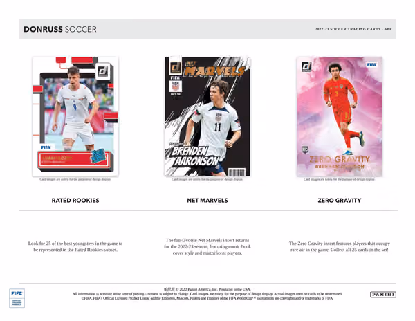 2022/23 Panini Donruss Soccer (Fußball) Fat-Pack Box view 4