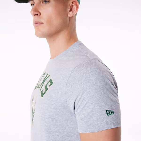 Milwaukee Bucks Team Logo New Era NBA T-Shirt view 4