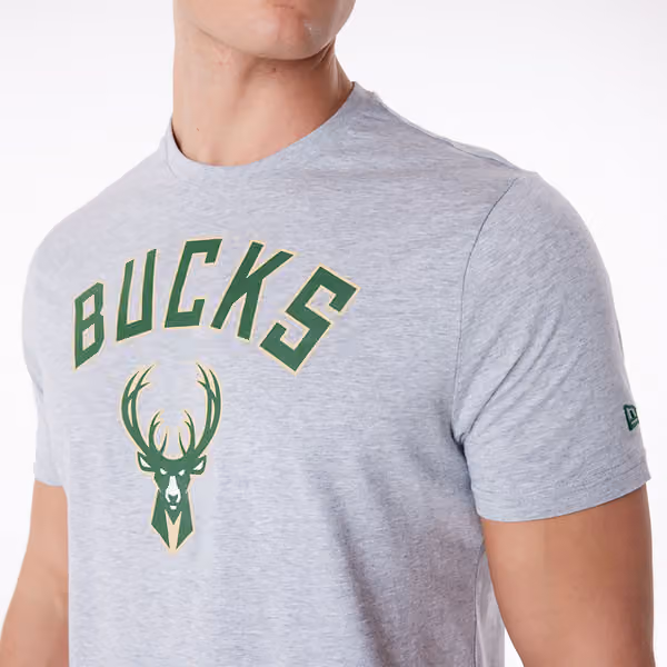 Milwaukee Bucks Team Logo New Era NBA T-Shirt view 3