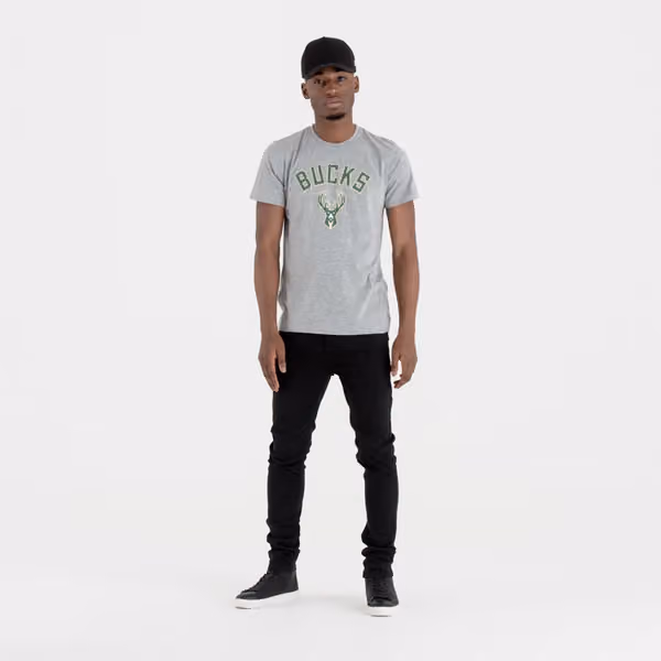 Milwaukee Bucks Team Logo New Era NBA T-Shirt view 5