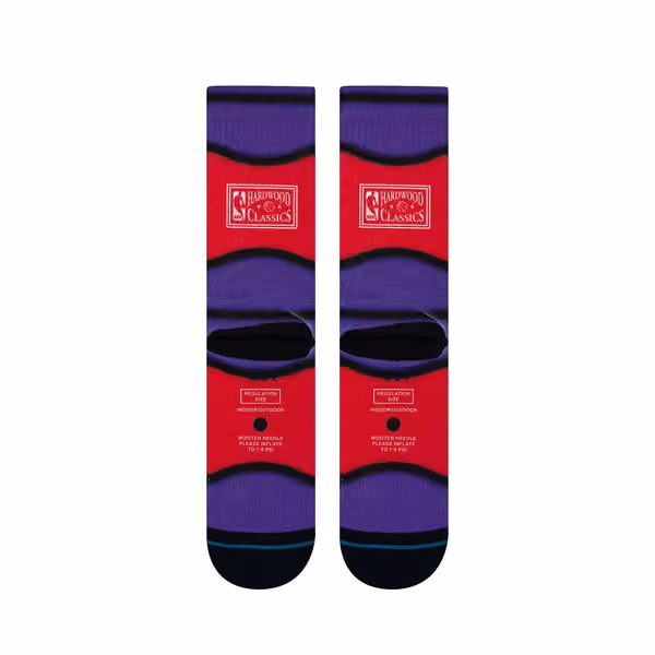 Toronto Raptors Classic Mini Ball Stance Crew Socks view 3
